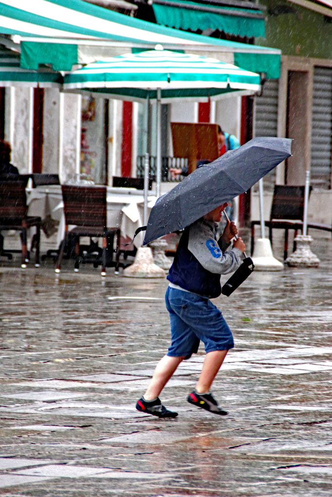 Venise par un jour de pluie 